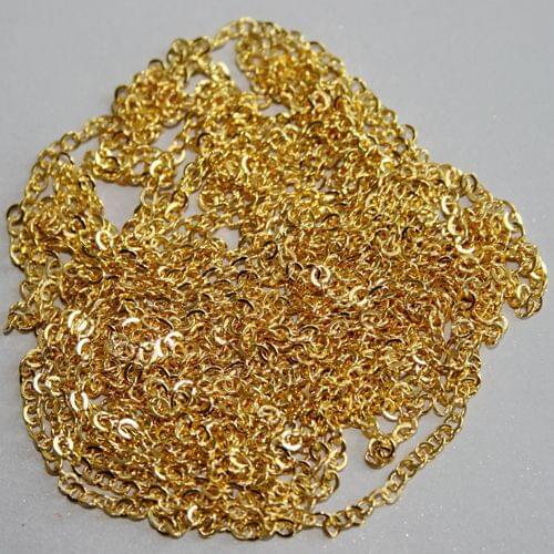 [wamami] 1.5mm Golden Metal Chain For BJD Dollfie Jewelry Necklace Braclace Diy Craft 1m