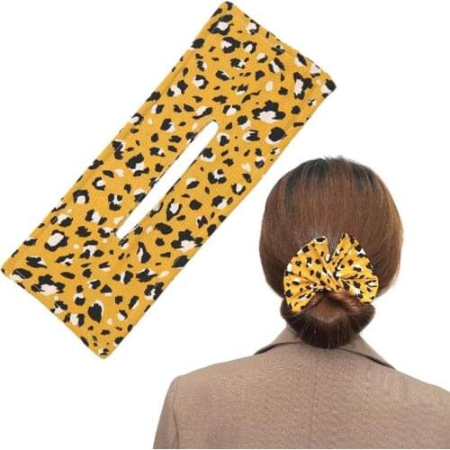 Ladies Printing Headband Hair Accessories Vintage Knotted Headband For Daily Dating Headwrap Easy Hairpin Bando Cheveux Femme