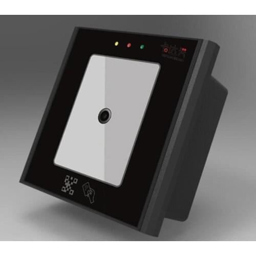 125khz 13.56Mhz Wiegand Sensor Proximity Tempered glass Automatic QR Code RFID Reader USB