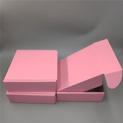 30x20x5cm large pink shipping boxes for T-shirt scarf clothing jewelries cosmetics mailing packaging gift boxes Pink