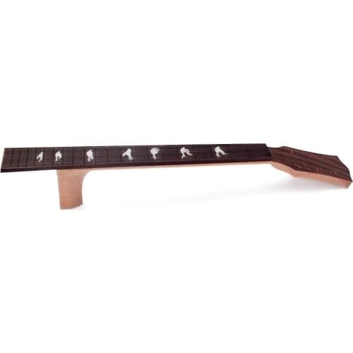 41inch Acoustic Guitar Neck Solid Mahogany&Fingerboard Inlay Pratical Parts