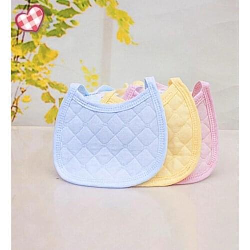 5Pcs Baby Newborn Bibs Baby Solid Color BURP Cloth Cotton Towel Infant Scarf