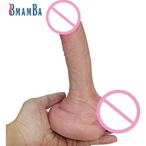 European Colors Big Dildo Erotic Soft Silicone Realistic Penis Suction Cup Dick for Anal Orgasm Adult Sex Toys Dildos for Woman