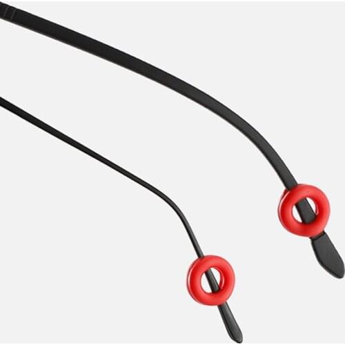 5 Pair Eyeglass Temple Tips Sleeve Retainer Silicone Anti-slip Holder Elastic Glasses Ear Hook Mirror Leg Glasses Accessories