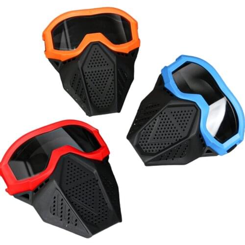 Outdoor Tactical Full Scale Mask Kids Shooting Games BB Paintball Water Gel Ball Toys Guns Games Mask Airsoft Glock Accessories