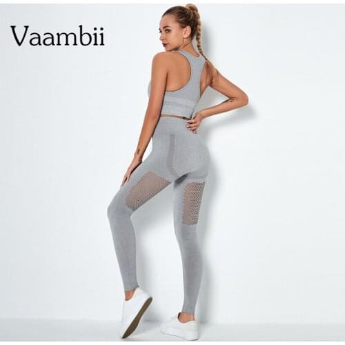 Womens Tracksuit Leggings For Fitness Seamless Suit Sport Overalls For Women Sports Bra 2021 Set Woman 2 Pieces Tracksuits