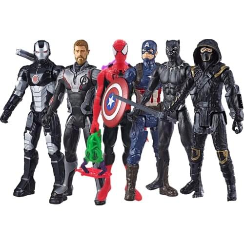 30cm/12'' Marvel Super Heroes Avengers Endgame Hulk Thanos Captain America Thor Wolverine Venom Action Figure Toys Doll For Kid