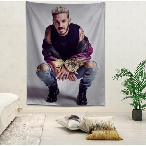 Hot Sale Custom Matt Pokora Large Wall Tapestry Wall Hanging Bohemian Wall Tapestries Mandala Wall Art Decor