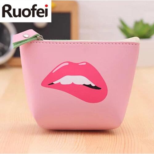 Hot sales 2017 new RUO FEI women wallet Lovely candy color small coin purse key bag