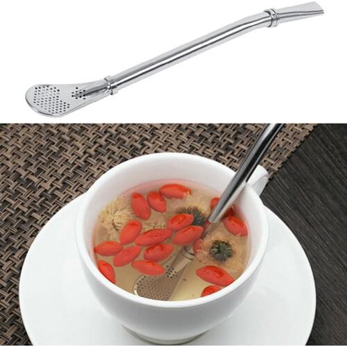 Handmade Stainless Steel Drinking Straw Filter Yerba Mate Tea Bombilla Gourd Washable Practical Tea Tools Bar Supplies