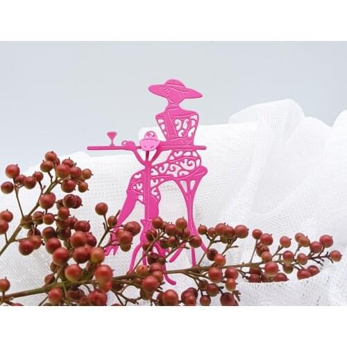 Embossing And Cutting Templates Cartoon Characters Crafts Molds Girl Metal Die Cutters For Scrapbooking Stencils For Decor Diy