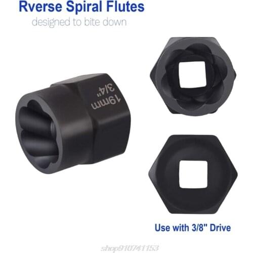 13 Pieces Impact Nut Removal Tool Set Nuts and Screws Extractor Socket Tool Kit Alloy Steel Material High MY27 21 Dropship