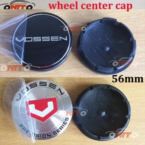 Wholesale 100pcs/set car styling emblem badge decal for vossen logo Car Wheel Dust-proof emblem covers car wheel center cap