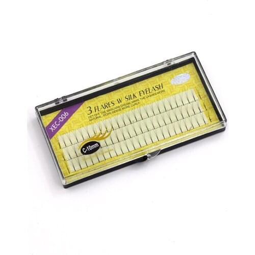 Natural Soft 3D Eyelash Extensions 0.1mm Thickness true Mink Strip Eyelashes Individual Lashes