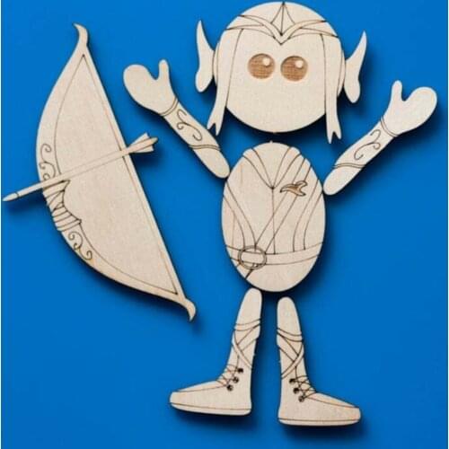 With the Paintable Wooden Toy Magnet mumy Magnet, you can have fun with your child and decorate your refrigerator. It is produ