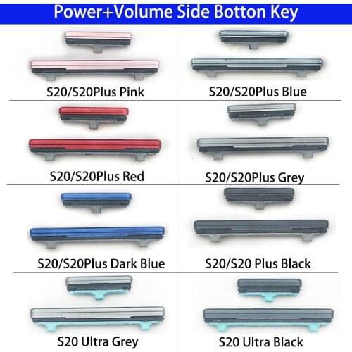 Side Key Power and Volume Button Replacement For Samsung Galaxy S20 / S20 Plus / S20 Ultra