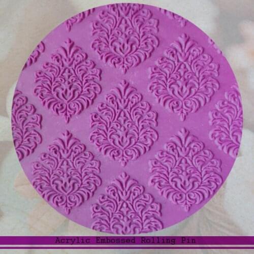 1 Piece Star Patterned Textured Rolling Pins Baking Fondant Sugar Craft Cake Decorating Tools Kitchen Accessories