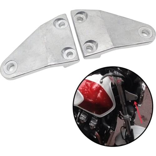 2Pcs Motorcycle Aluminum Headlight Bracket Headlight Fixed Frame Replacement for
