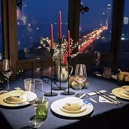 2021 Metal Candle Holders Exquisite Candlestick Fashion Wedding Candle Stand Luxury Candlestick Candelabra Table Home Decor