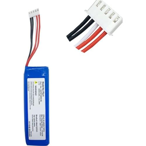 1piece High Quality Battery GSP872693 01 3.7V 3000mAh/11.1Wh Battery for JBL Flip 4, Flip 4 Special Edition