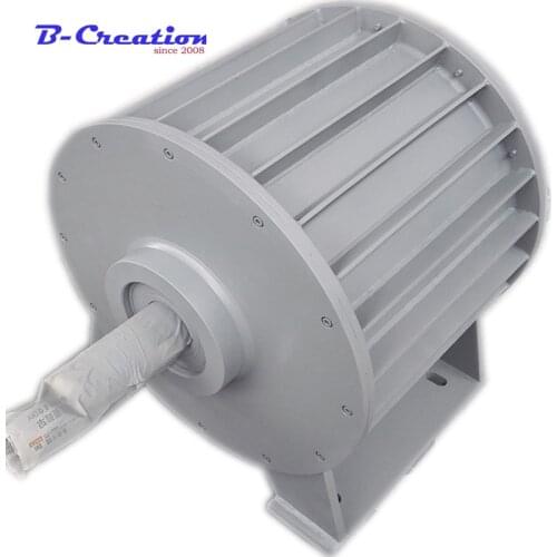 Factory price 15KW 220v 380v 430v ac rare earth low RPM permanent magnet generator Lightning protection base for home use