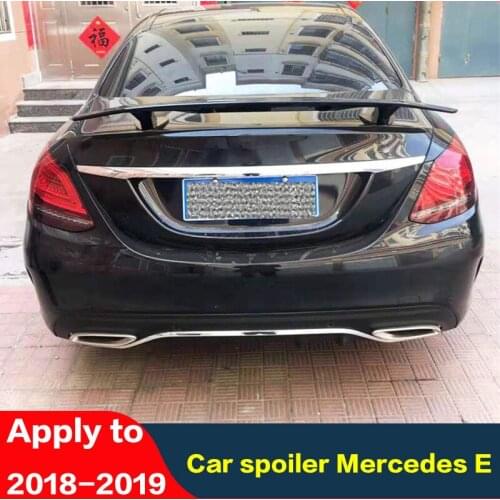 CEYUSOT FOR NEW Spoiler Accessories MercedesW212 W213 E200 E260 E200L ABS Material CAR Trunk Rear Lip Wing Tail Refit 1990-2021