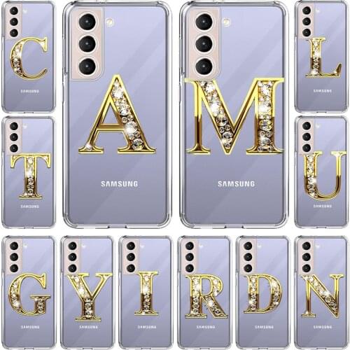 TPU Silicone Clear Soft Case For Samsung S21 Ultra S20 FE S8 S9 Plus 5G S10 Lite S10e S7 Phone Cover 26 Black English Letters