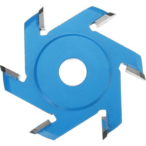 Drillpro 75-100mm Wood Carving Disc Hexagonal Shovel Grinder Disc for 100/115 Angle Grinder - 85mm