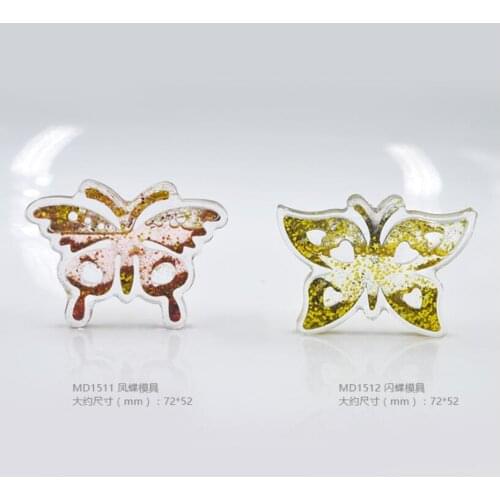 Water Injection mud board Hollow butterfly mold DIY Decorative Craft Jewelry Making resin molds for jewelry