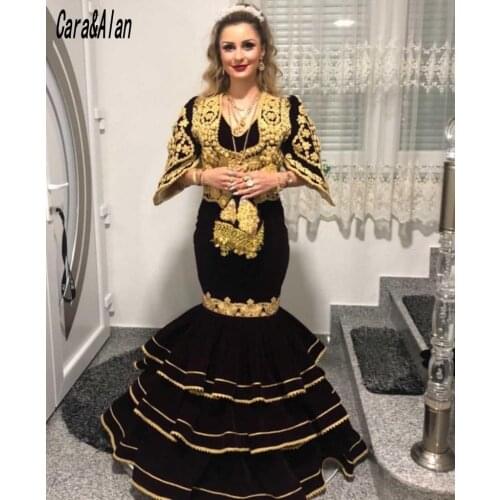 Formal Traditional Kosovo Albanian Vestidos De Novia Mermaid Evening Dresses with Jacket Lace Applique Robe De Soirée De Mariage