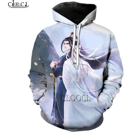 HX Newest Anime Mo Dao Zu Shi Hoodie Men Women Autumn Hoody 3D Print Fashion Harajuku Casual Hooded Tracksuit Drop Shipping