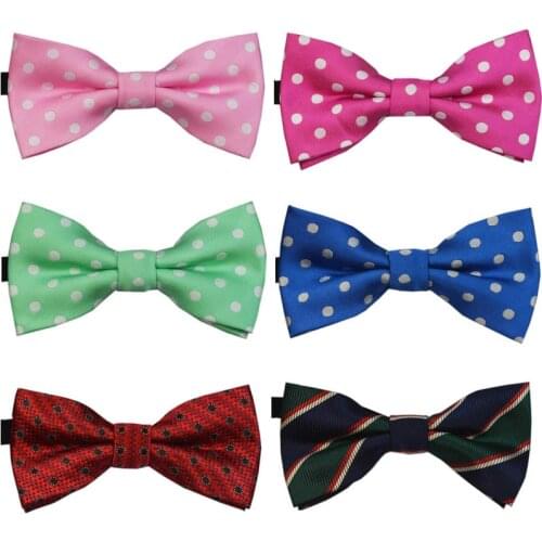 Classic woven Bowtie for Children Fashion Childrens Bow tie Polyester Boys bow ties for kids Free Shipping