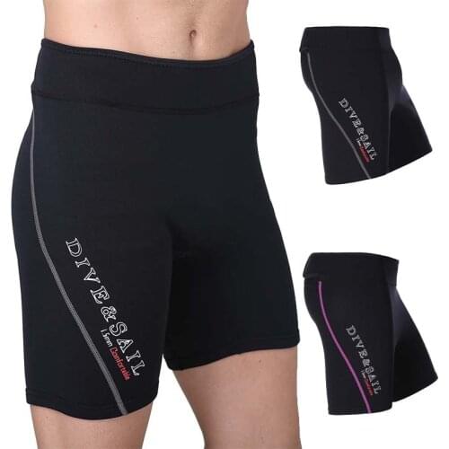 1pcs Short Diving Shorts for Men and Women Gray and Purple Neoprene Material Lightweight and Quick-drying Couple Swimming Shorts