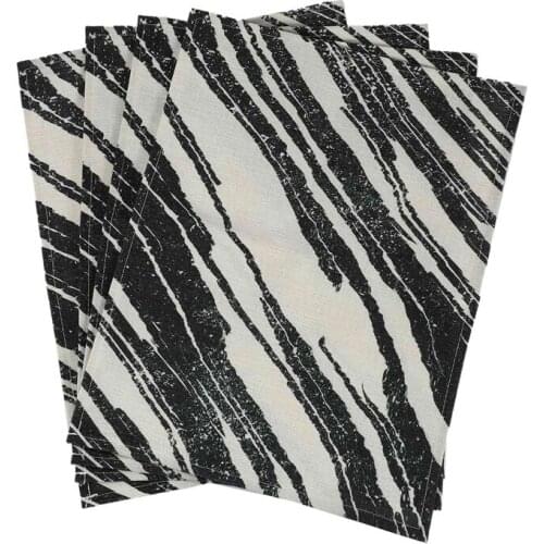 Geometry Pattern Kitchen Placemat Dining Table Mats Drink Coasters Western Pad Cup Mat-ABUX