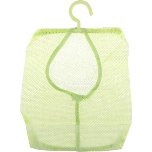 Lightweight Multi Purpose Double Layered Bottom Hang Mesh Bag Clothes Storage