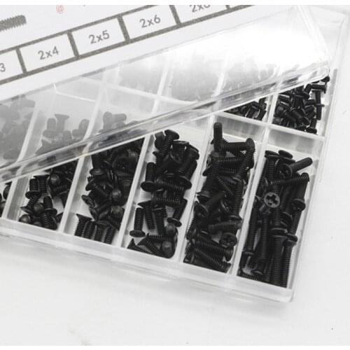 500pcs Small Screws Flat Head Round Head Countersunk Head Screws Nuts Machine Laptop Watch Phone Sunglass Repair Tool Set Kits