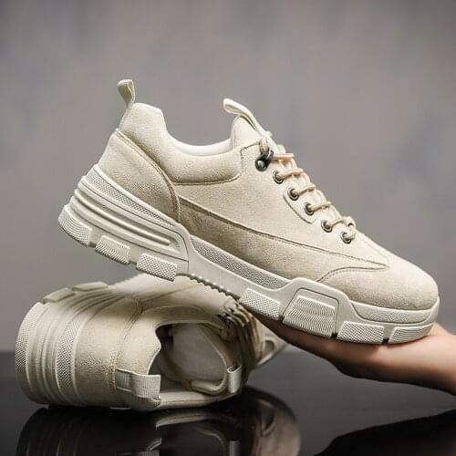 2021 Autumn New Mens Shoes Wild British Style Tooling Casual Sports Shoes Trend Outdoor Running Shoes Zapatos De Hombre Sneaker