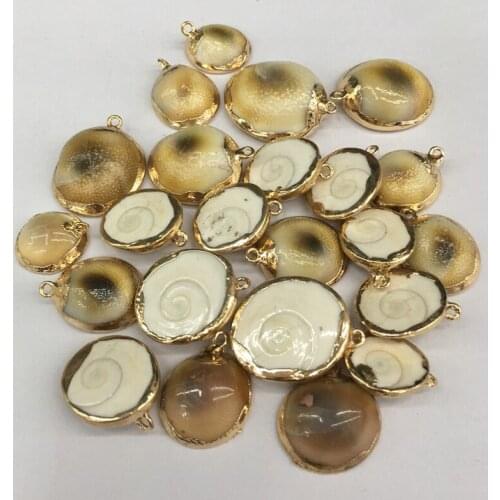 Irregular Seashell Pendant Natural Shell Charms Pendants For Jewelry Making DIY Necklace Bracelet Accessories