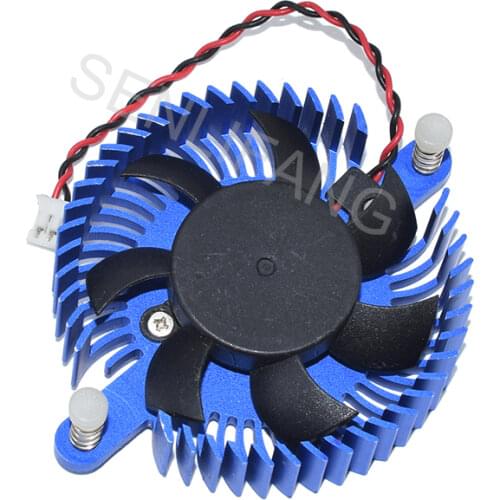 New HD4350 Fan Sapphire 4550 6.1CM Holes Pitch Radiator Cooling HD4350 4550 VGA fan cooler