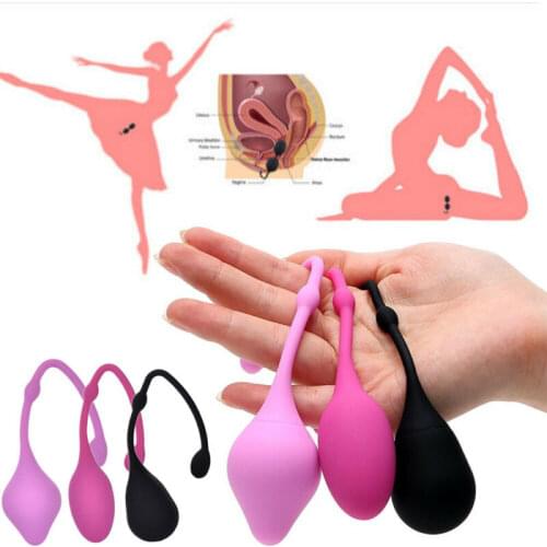 Abdo Women Aid Ball Soft Sex Balls Tighten Vaginal Pelvic Floor Musles Beads Exerciser Silicone Balls vibrators sex machine