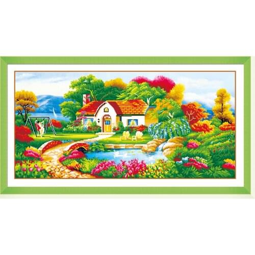 Special Diamond Painting DIY House Landscape Decor Wall Art Diamond Embroidery Cross Stitch Kits Mosaic Partial Drill
