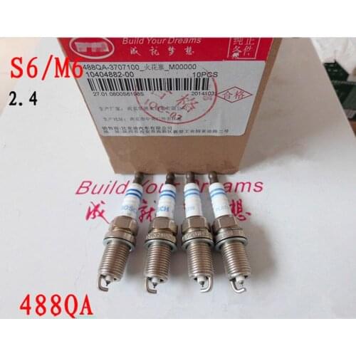 Engine Spark plug for BYD S6 M6 488QA-3707100 2.4L