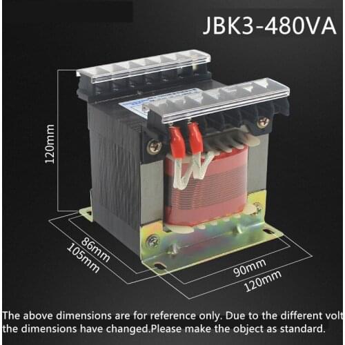 JBK3-480VA Machine Tool Controls Transformer 220V380V to 220V110V36V24V2.3V