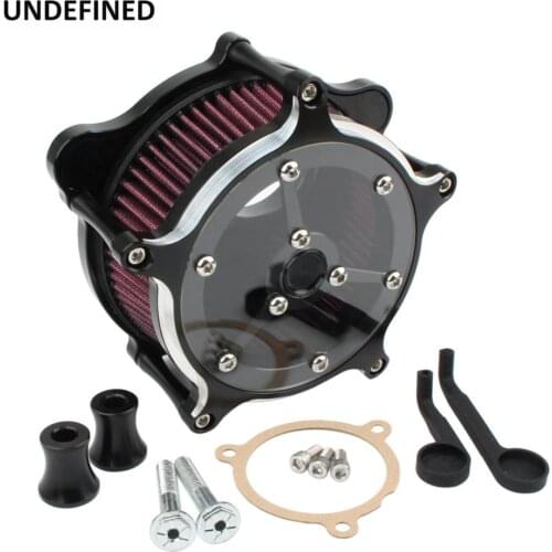 For Touring 2017-2020 Street Glide Road King FLH FLHR Softal 2018-2020 Air Filter Transparent Plastic Cover Air Filters Intake