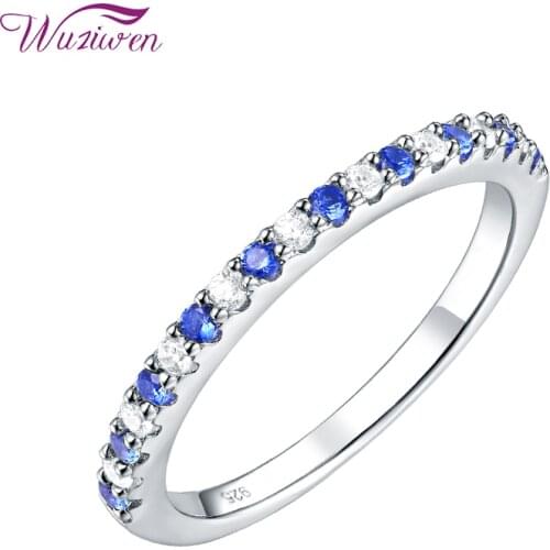 WUZIWEN Rings With Crystals