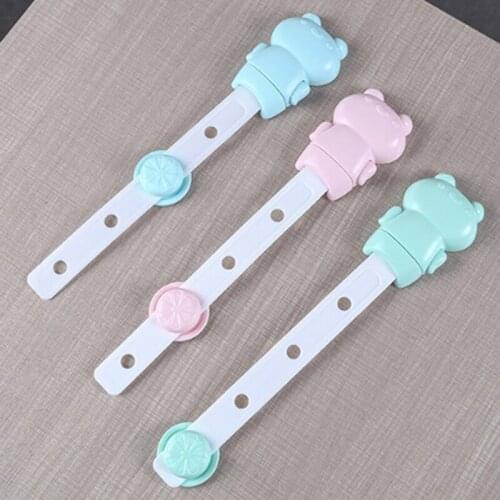 New Cute Bear Child Lock Baby Safety Cabinet Lock Children Protection Kids Drawer Locker Baby Safety Cabinet Childproof
