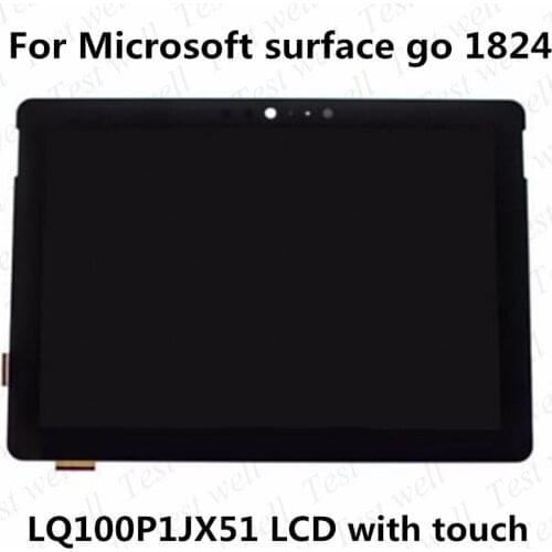 10.1" LCD For Microsoft Surface Go 1824 LQ100P1JX51 LCD Display Touch Screen Assembly Digitizer Replacement For Surface Go 1824