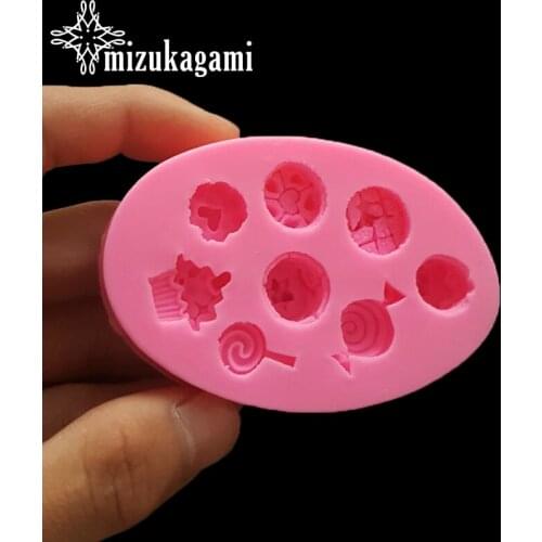 1pcs UV Resin Jewelry Liquid Silicone Mold Lollipop Resin Charms Molds For DIY Intersperse Decorate Making Jewelry