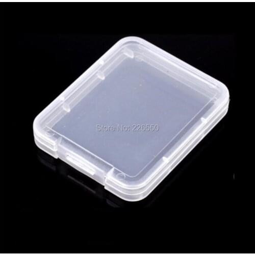 1000pcs Protection Case Card Container Memory Card Boxs CF Card Tool Plastic Transparent Storage Easy To Carry