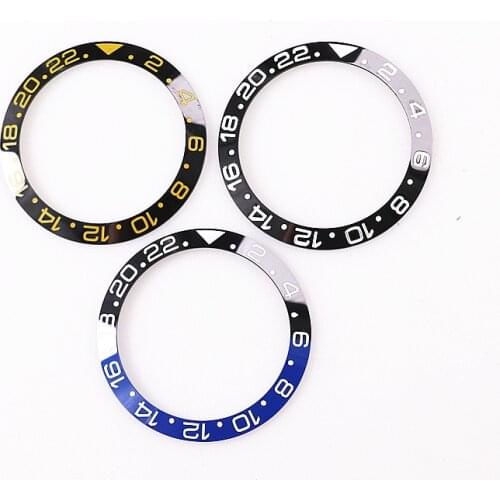 2pcs 38mmX30.5 Ring Ceramic Bezel Insert Ring for GMT Watch 40mm Casing Watch Accessories Inner diameter 30.8mm